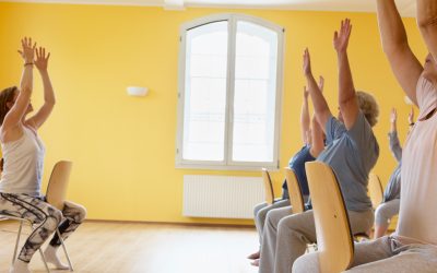 Sun Salutations with a Chair