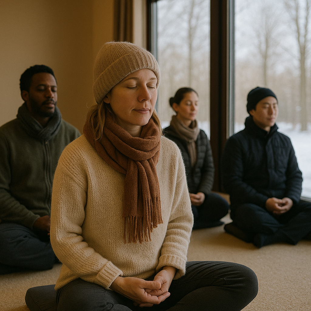 Winter Meditation Room